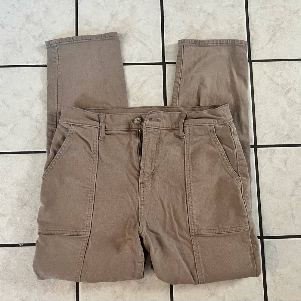 Old navy sky-hi straight extra high rise women’s cargo pants
